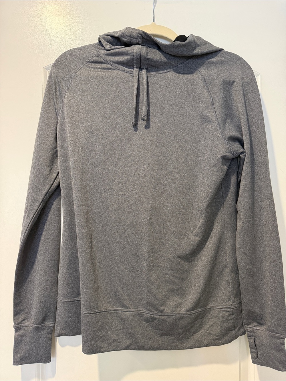 Old Navy Men's Heather Gray Hooded Pullover